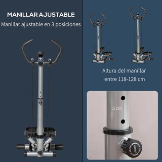 Máquina de Step Stepper Fitness con Manillar
