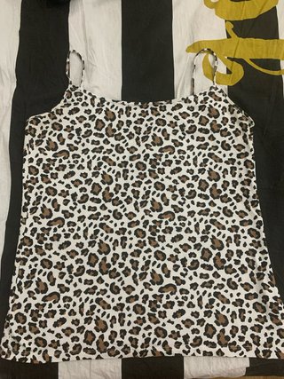 Camiseta de tirantes leopardo