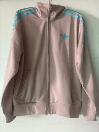 Chaqueta Adidas Beige y Turquesa