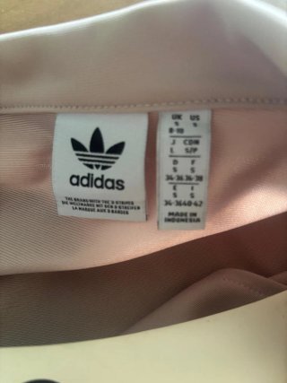 Chaqueta Adidas Beige y Turquesa
