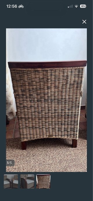 2 Sillones de Ratán y Madera