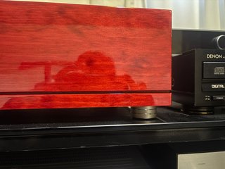 Tocadiscos Lenco L-75 Rojo y Negro