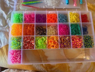 Kit de pulseras Loom Bands Fornizon 6800