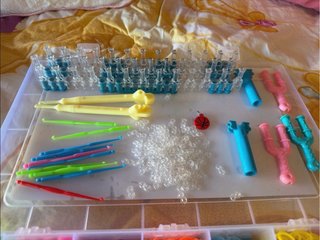 Kit de pulseras Loom Bands Fornizon 6800
