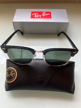 Gafas de sol Ray-Ban Clubmaster Negro/Dorado