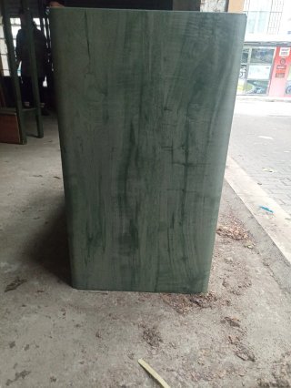 Mueble expositor cristal y madera