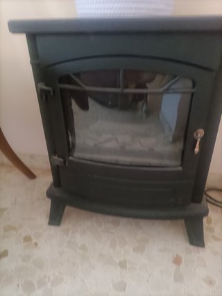 Estufa eléctrica imitación leña