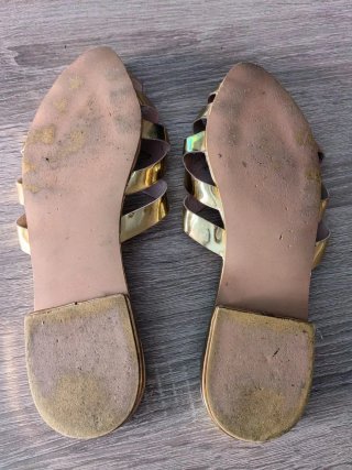 Sandalias  Doradas talla 37