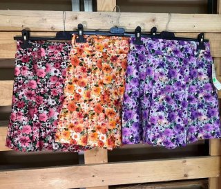 Falda pantalón floral talla única