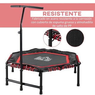 Trampolín Fitness 122cm con Mango Ajustable