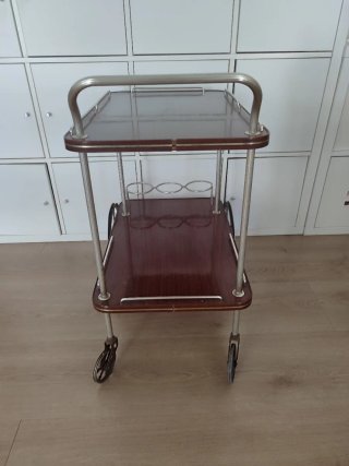Carrito Camarera Vintage Madera y Metal