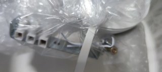 Lámpara de metal blanco Leroy Merlin diseño árbole