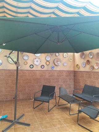 Sombrilla de exterior