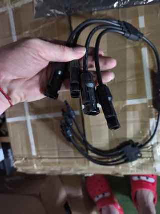 Cable Derivación Y Panel Solar 4 a 1