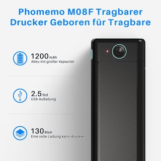Phomemo impresora portátil térmica inalámbrica