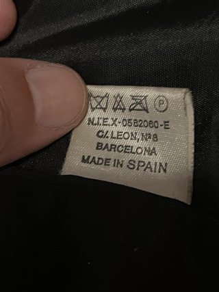 Chaqueta de Piel Negra Mujer