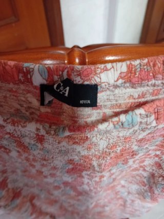 Mono corto floral niña