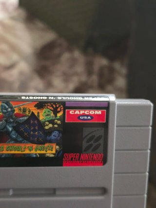 Cartucho SNES Super Ghouls 'n Ghosts USA
