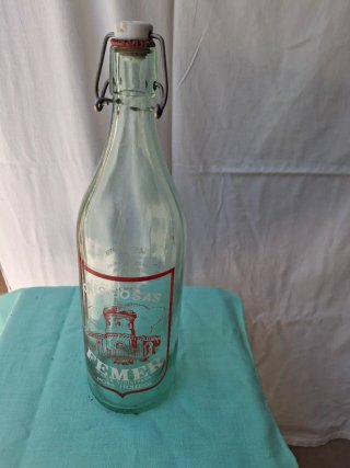 Antigua Botella Gaseosa  FEMER Mora (Toledo).
