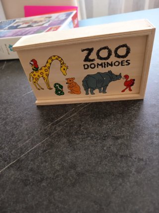 Domino de madera Zoo Dominoes