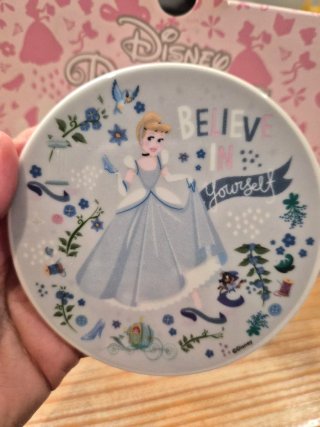 Juego taza y posavasos Cenicienta