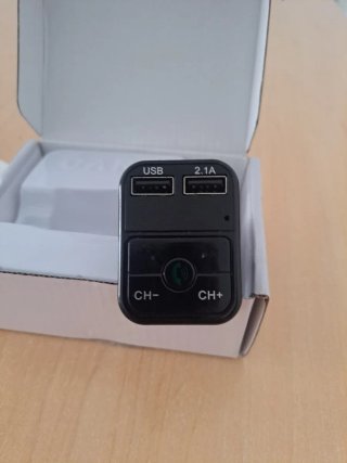 Transmisor FM Bluetooth Coche USB MP3