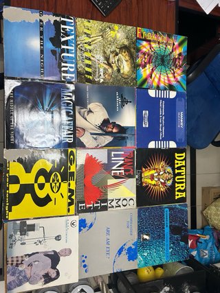 Coleccion de discos de vinilo años 80 y 90
