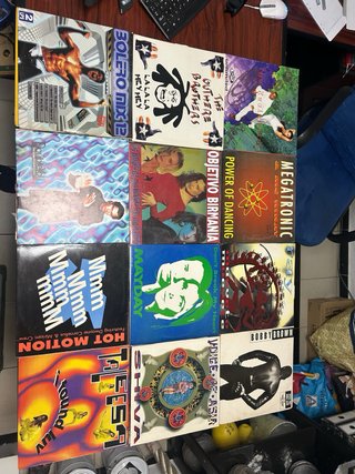 Coleccion de discos de vinilo años 80 y 90