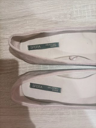 Zapatos mujer rosa palo y mostaza