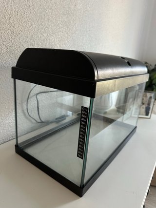 Acuario 50 L Negro y Transparente
