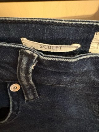 Pantalón vaquero Mango azul