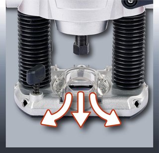 Einhell fresadora eléctrica control velocidad