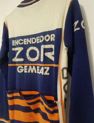 Maillot Ciclismo Zor gemeaz Encendedor Manga Larga
