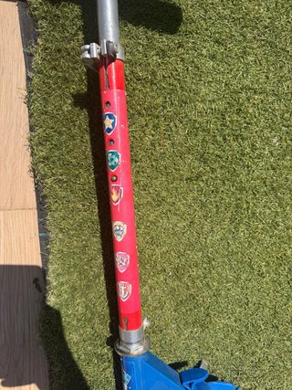 Patinete Patrulla Canina Azul y Rojo