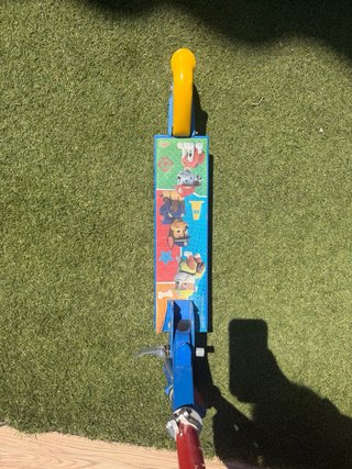 Patinete Patrulla Canina Azul y Rojo