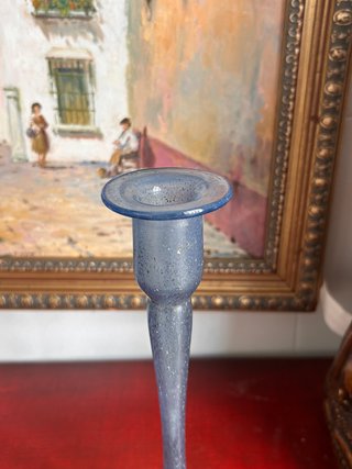 Candelabro de vidrio