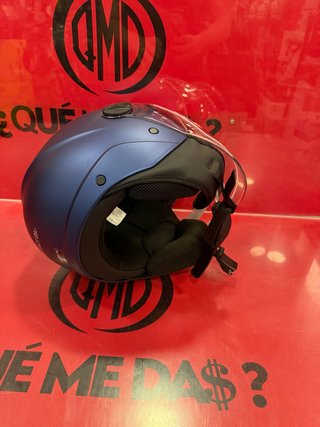 Casco Moto WAYSCRAL Jet Azul Mate Talla L