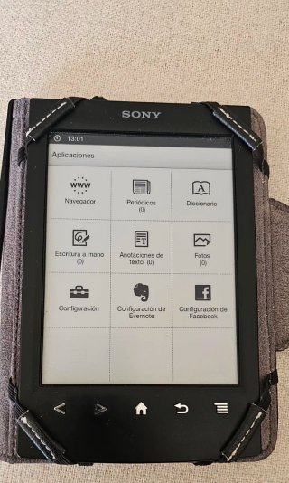 Ebook Sony PRS-T2 Negro/Gris