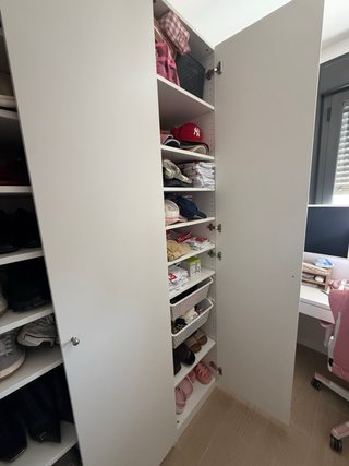 Armario vestidor blanco