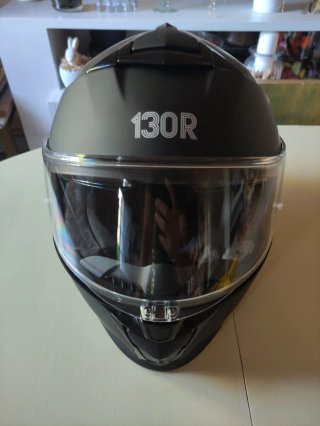 Casco Moto 130R Kashima Negro Mate