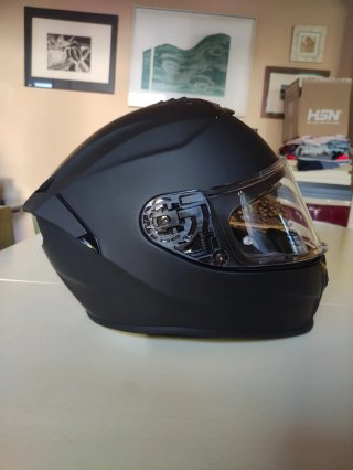 Casco Moto 130R Kashima Negro Mate