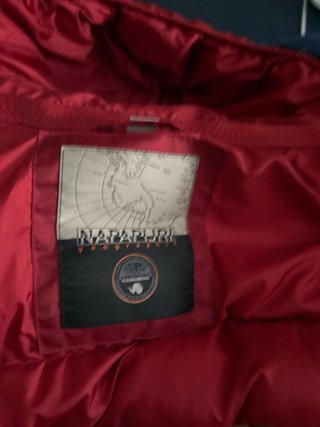 Plumas niño Napapijri rojo