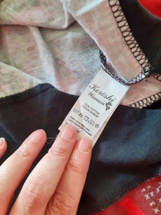 Vestido Koroshi manga larga estampado