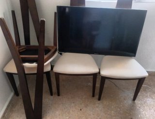 Mueble salón modular oscuro