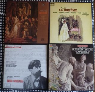 Lote nº1 de 10 Cajas Vinilo Clásica Ópera