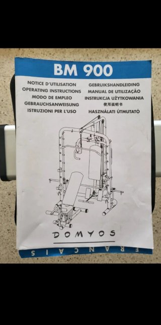 Máquina musculación Domyos BM900 +banco Multipower