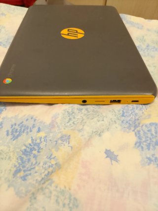Portátil HP Chromebook 11 G6 Gris/Amarillo