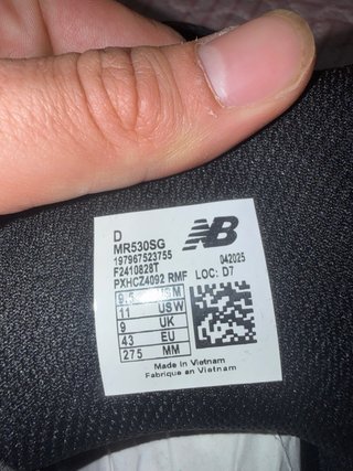 New Balance 530 Negro
