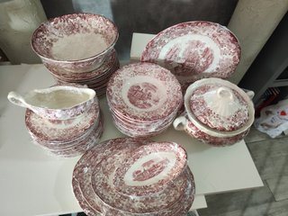 Vajilla Porcelana 45 Piezas modelo aurora