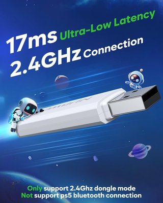 NUBWO Auriculares Gaming inalámbricos PS5